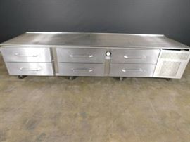 Randell 9' 6 Drawer Refrigdrated Equipment Cabinet ...