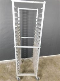 Rolling Sheet Pan Cart Sizes Pictured