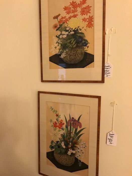 Pair of oriental watercolors