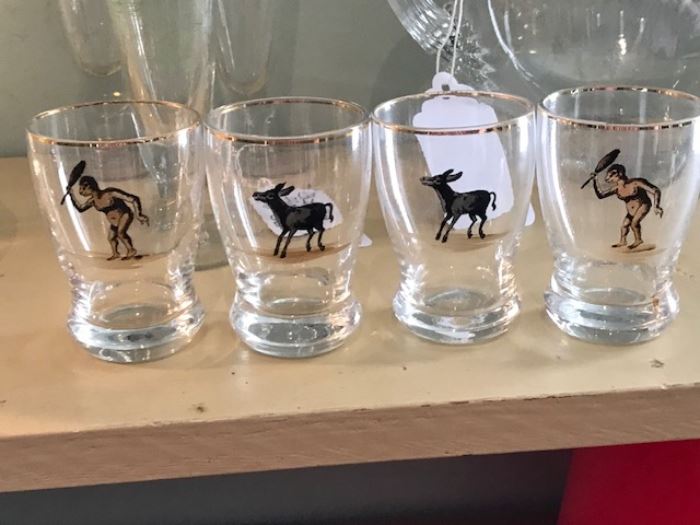 Set of fun glasses