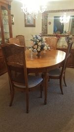 Dining room table with leaves