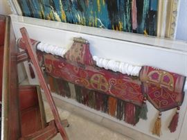 Middle Eastern Horse Gear Well Framed in Lucite Frame