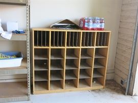 Cool Very Handy Storage Cubby - Great for Gear Room, Mudroom, Garage etc. From a school I think