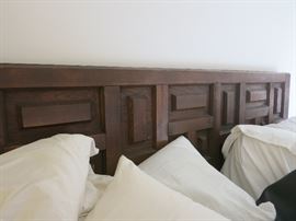 Vintage Custom Wood Headboard