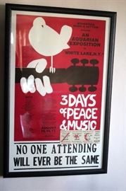 Framed Poster - 3 Days of Peace & Music