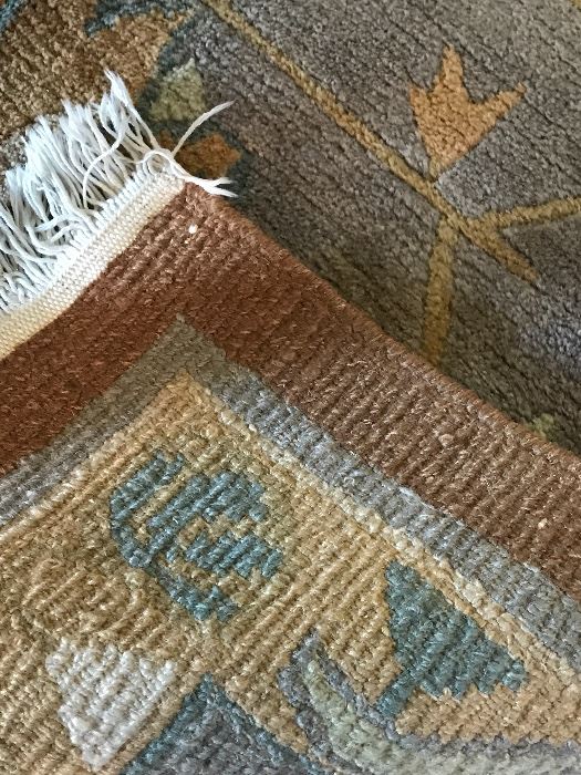 Detail shot of livingroom rug. 