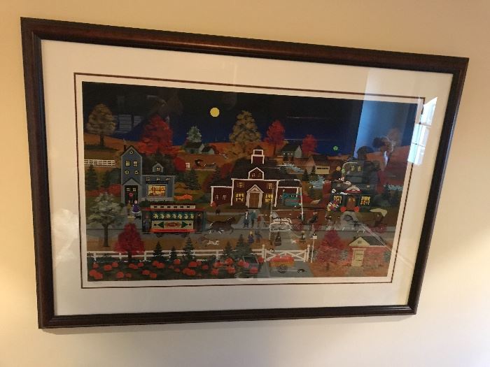 Jane Wooster Scott full color lithograph. 