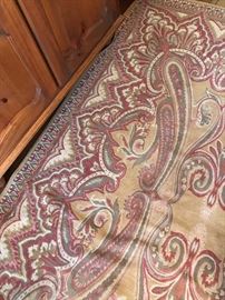 Cotton rug in main level bedroom.