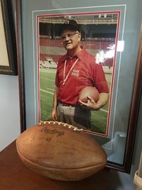  Family Heritage Estate Sales, LLC. New Jersey Estate Sales/ Pennsylvania Estate Sales.  Ohio State. Ohio State Football. Autographed Football. Woody Hayes. 