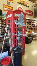 fabulous 1930s storm weatherveign used to put on roofs when expecting 
this is offsite consignment items in background also for sale 
call for appointment to view 
steve214-240-1435
john 214-683-2962