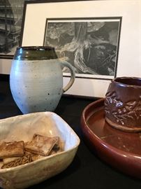 Close up of pottery.