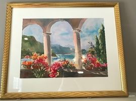 Original watercolor artwork by Shelia Parsons.