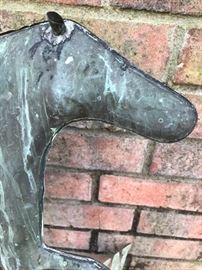 Close up of weather vane. 