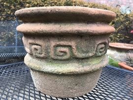 Another cool terra cotta planter. 
