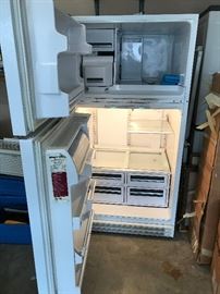 Inside of refrigerator.