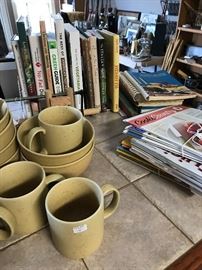 Lots of other cookbooks and cooking magazines to chose from.