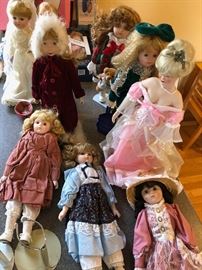 Doll Collection Porcelain Face