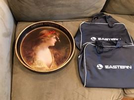 PON Feiganspan brewery tray  Vintage Eastern Airlines bags