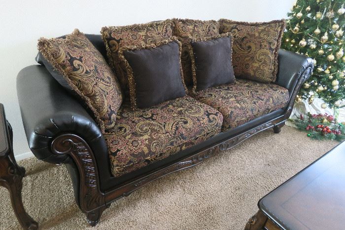 $1800 or best offer for the set which includes Sofa, Love Seat, Lounge chair, Coffee table and two matching end tables