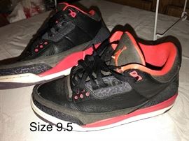 Vintage Air Jordan Tennis Shoes; Size 9.5