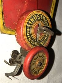 Vintage tin lithograph Lundstrom’s Speed Boat