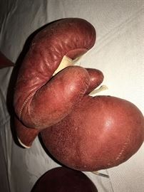 Vintage boxing gloves