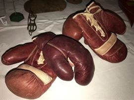 Vintage boxing gloves
