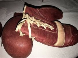 Vintage boxing gloves