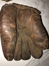 Antique baseball glove