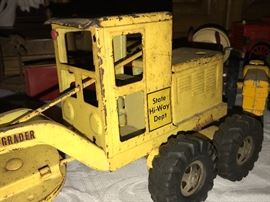 Vintage Tonka Road Grader -State Hi-Way Department