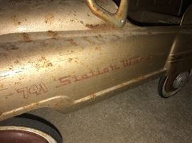 Antique toy metal car- 741 Station Wagon