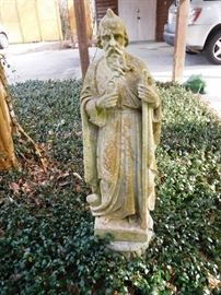 Marble religious statue