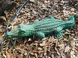 Concrete alligator 