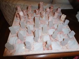Onyx chess set