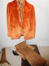 Unique Vintage velour suit