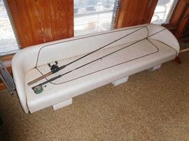 Vintage boat seat repurposed