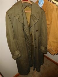 Long Korean war military coat