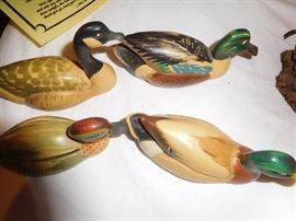 Hand carved/painted  Anri ducks