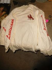New - old stock Louisiana crawfish shirts