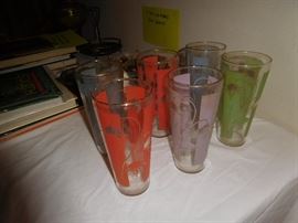 Mid-Century glass set