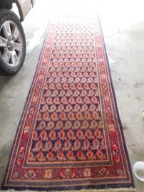 Nice thick Persian runner 13' x 44" needs cleaning