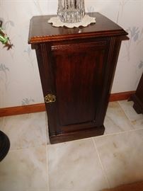Antique walnut commode