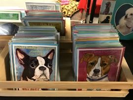 Dog greeting cards