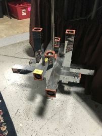 mid century industrial light fixture