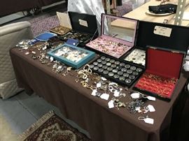 large collection of costume & fine jewelry