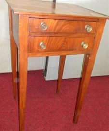 figured early 19th century table
