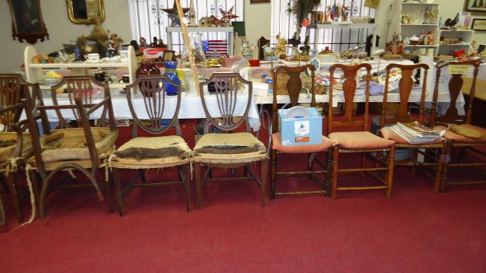 18th & 19th C chairs & more smalls