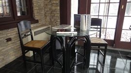 Antique cane chairs
