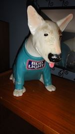 Vintage " Spuds Mackenzie" Bud Light  Bar Light