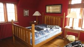 Mission Style bedroom set, Verlo Mattresses